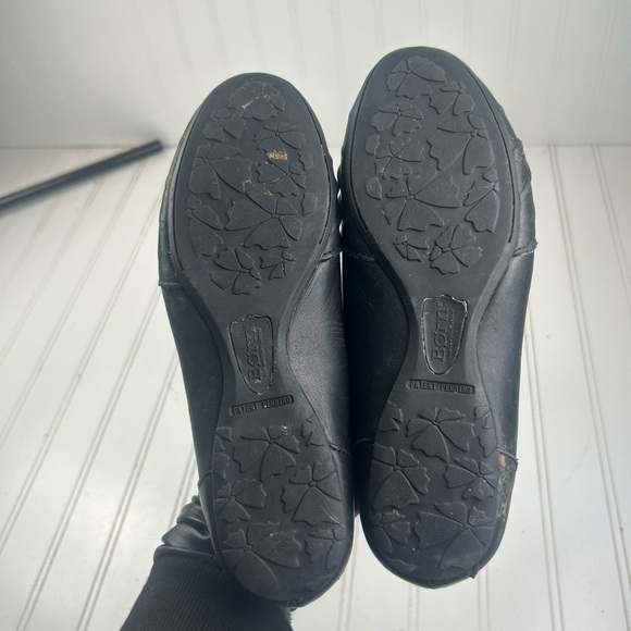 Born Pleated Black Leather Ballet Flats Women’s Size 7 - Picture 4 of 11